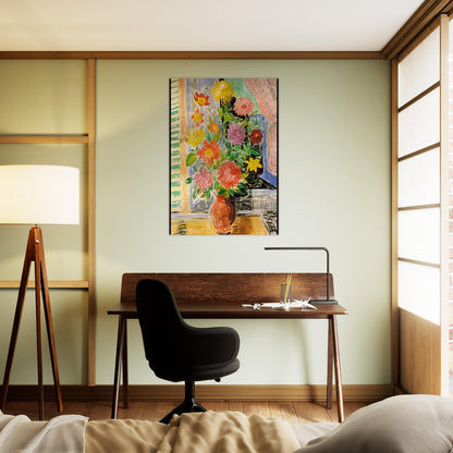 GRAND BOUQUET - Moise Kisling Brushed Aluminum Print - 70x100 cm / 28x40 inches | Moise Kisling Aluminum Print | Moise Kisling Prints