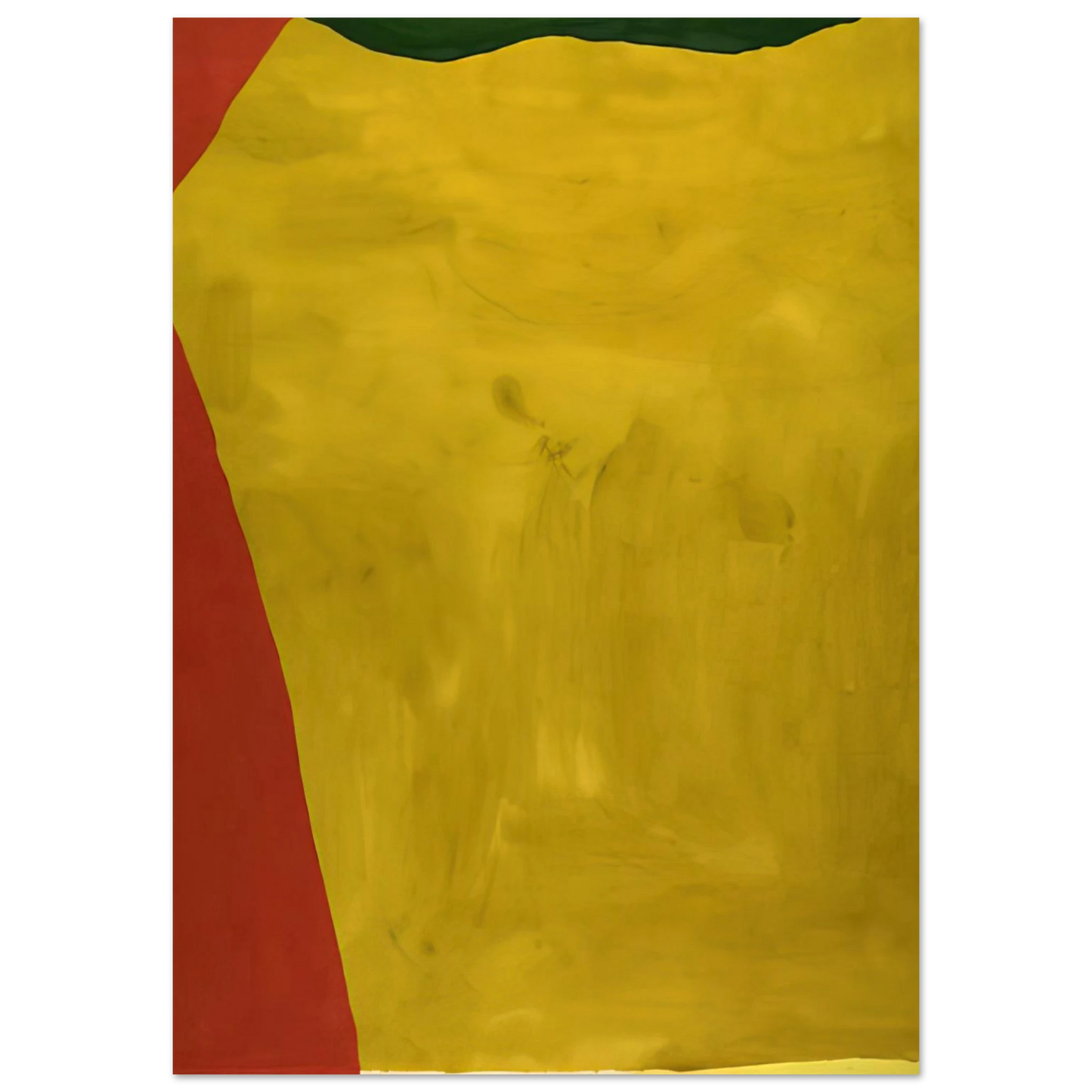 Helen Frankenthaler - Blessing of the Fleet - 1969 Wall art - 70x100 cm / 28x40 inches - Premium Wooden Framed Poster With Fine Art Paper-canvas - Wood frame