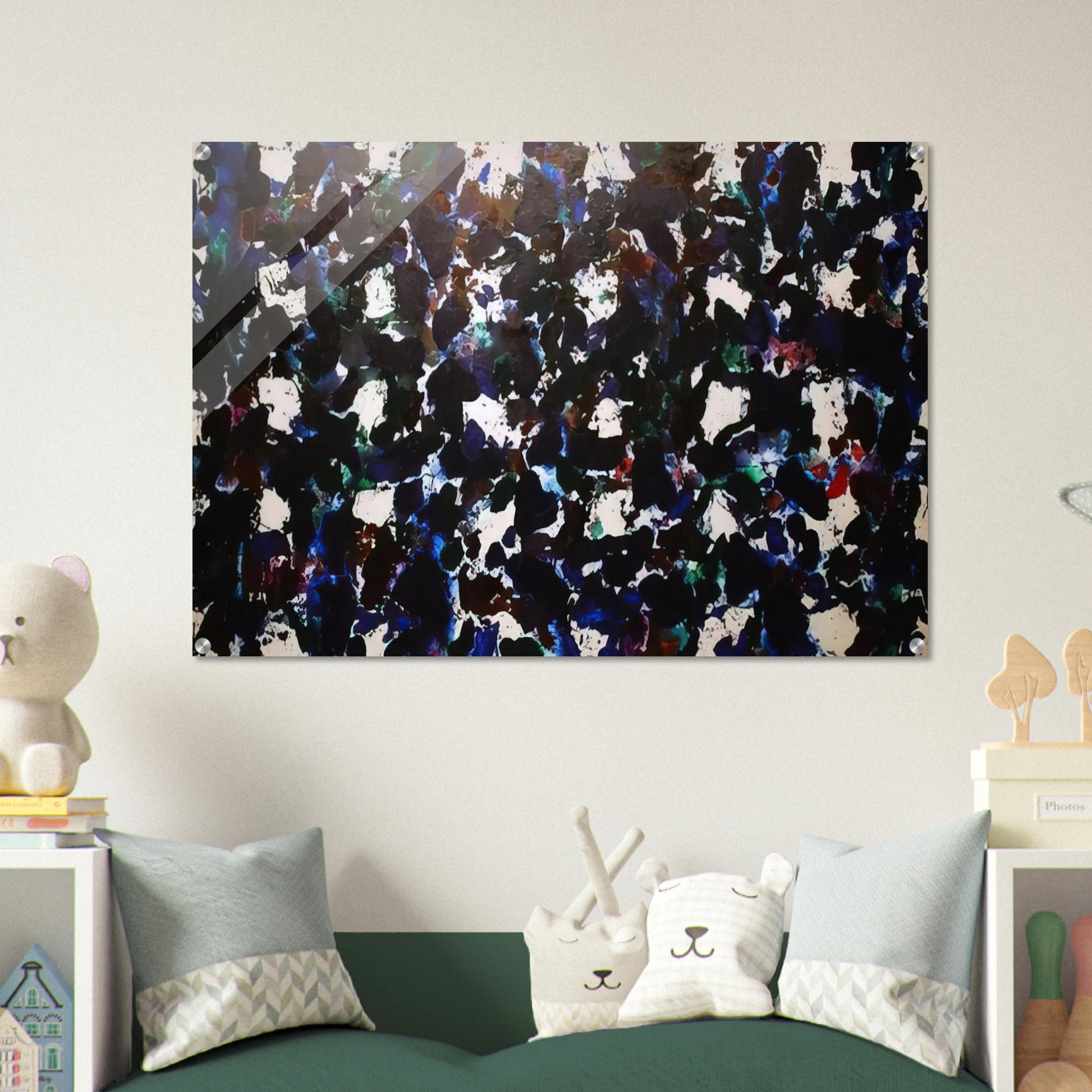 Free Floating Clouds - Sam Francis Acrylic Print - 70x100 cm / 28x40″ inches