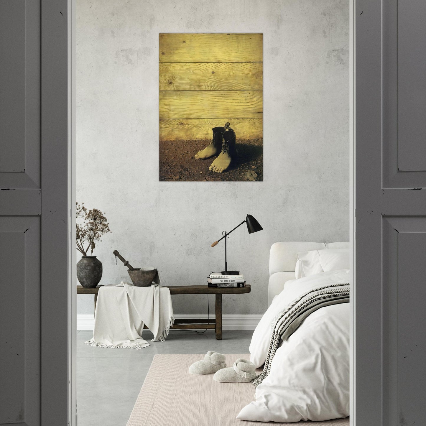 THE RED MODEL 1934 - Rene Magritte Brushed Aluminum Print - 70x100 cm / 28x40 inches | Rene Magritte Aluminum Print | Rene Magritte Prints