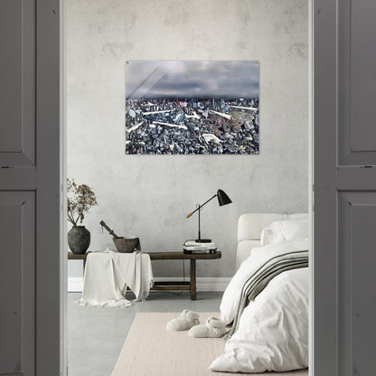 Multiplication of the Arcs - Yves Tanguy Acrylic Print - 70x100 cm / 28x40″ inches