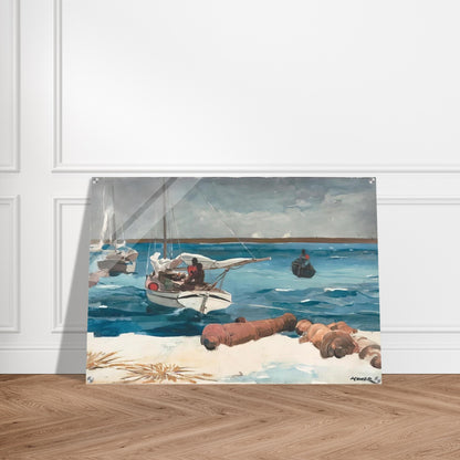 NASSAU 1899 - Winslow Homer Acrylic Print - 70x100 cm / 28x40″ inches | Winslow Homer Wall Art | Winslow Homer Prints