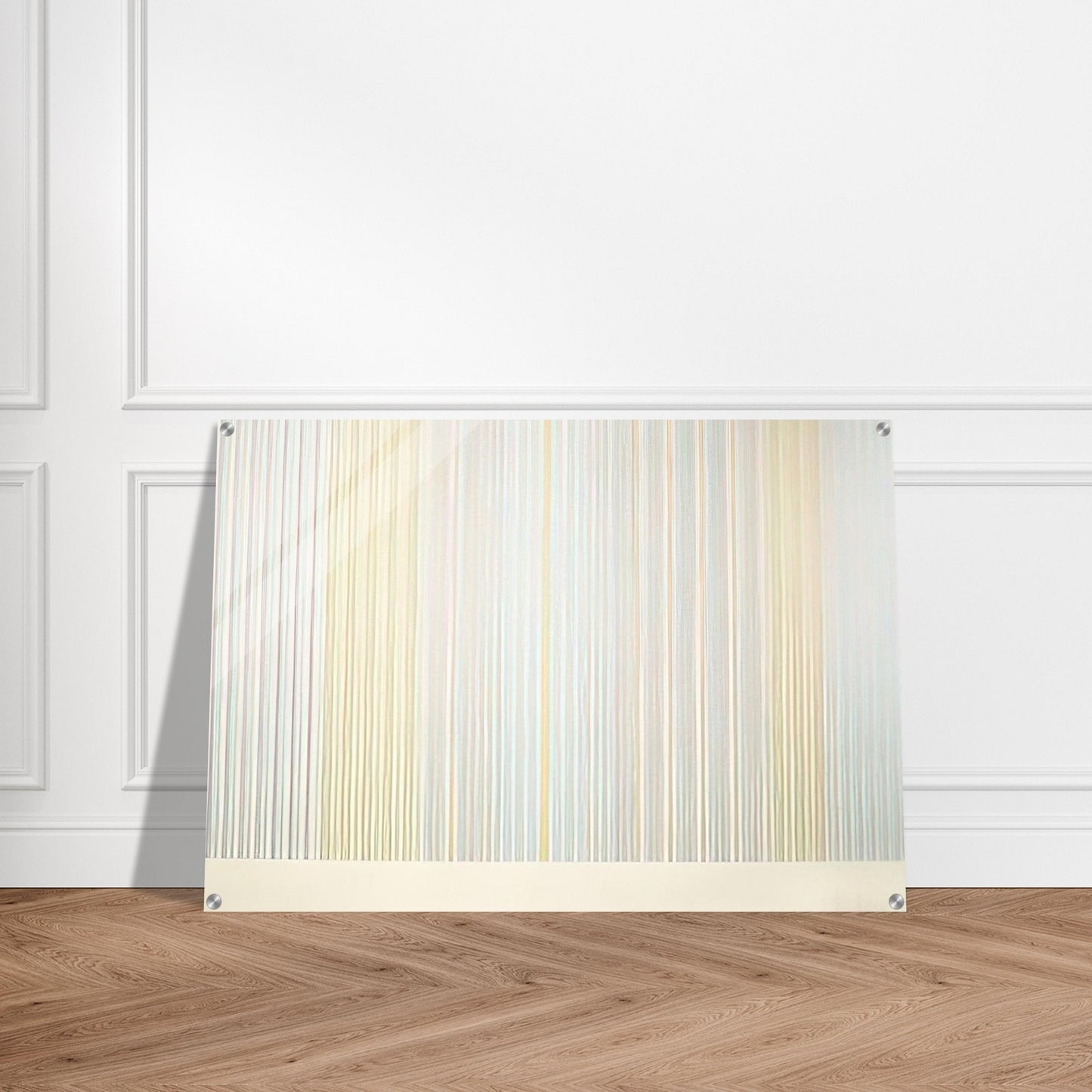 Renoir's Curtain - 1977 - Gene Davis Acrylic Print - 70x100 cm / 28x40″ inches