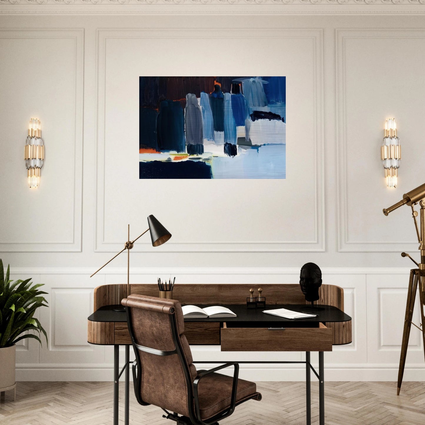 Nature morte - 1955 - Nicolas de Stael Brushed Aluminum Print - 70x100 cm / 28x40 inches | Nicolas de Stael Aluminum Print | Nicolas de Stael Prints