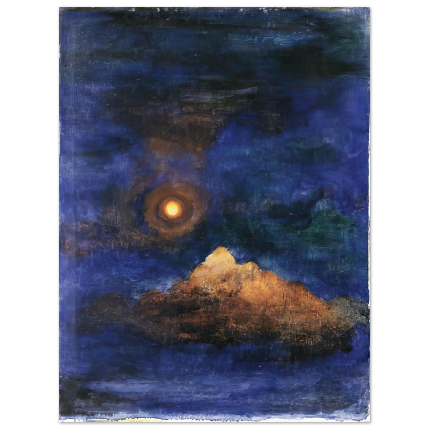 Julius Bissier - Concepimento nel cosmo - 1920  75x100 cm / 30x40inches Fine Art Poster
