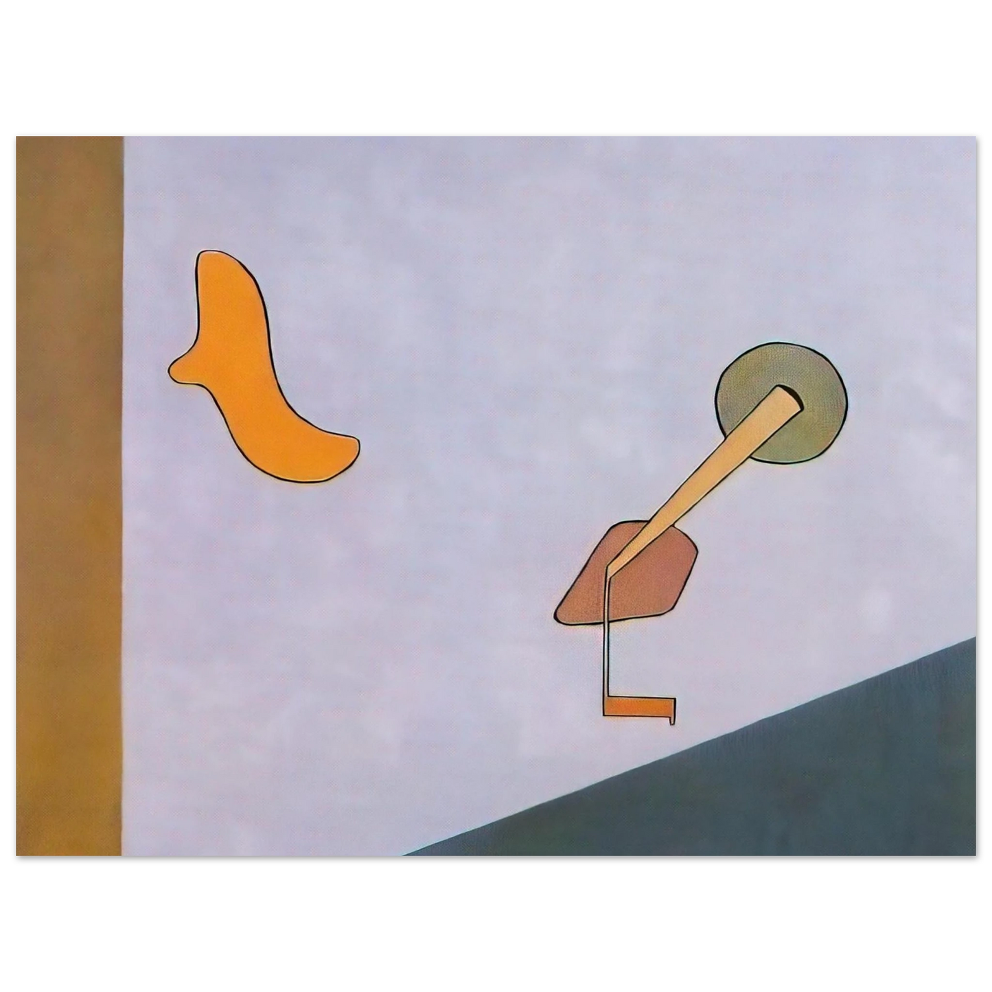Gene Davis - Composition I - 1949  75x100 cm / 30x40inches Fine Art Poster