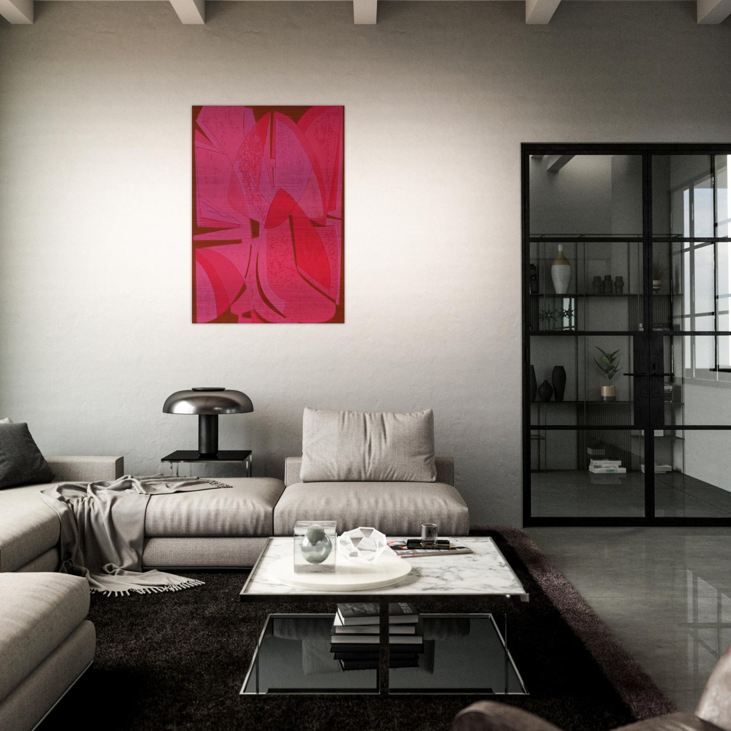 Untitled - Pedro Coronel Brushed Aluminum Print - 70x100 cm / 28x40 inches | Pedro Coronel Aluminum Print | Pedro Coronel Prints