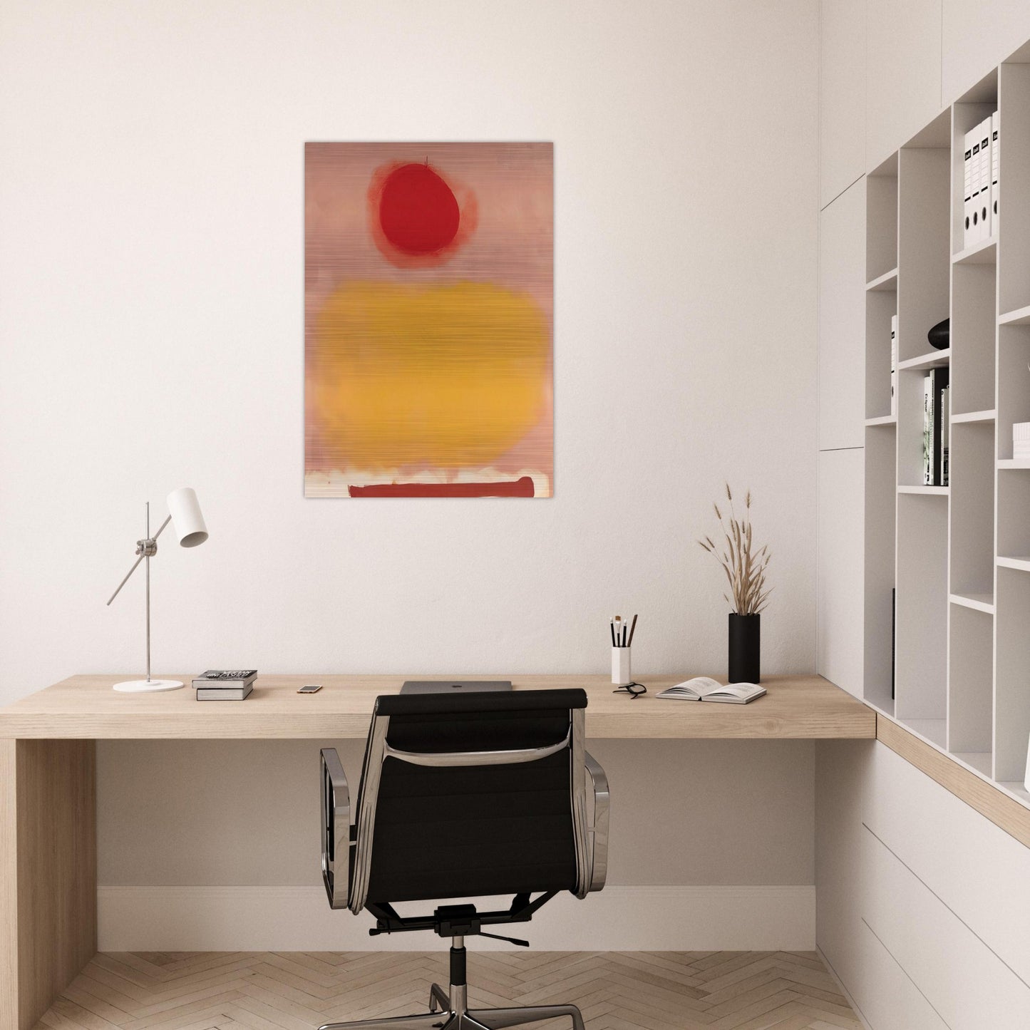 Amorphous - 1973 - Adolph Gottlieb Brushed Aluminum Print - 70x100 cm / 28x40 inches | Adolph Gottlieb Aluminum Print | Adolph Gottlieb Prints