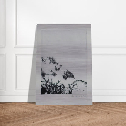 ANNONCIATION AND MOMENTS 383 1994 - Zao Wou-Ki Brushed Aluminum Print - 70x100 cm / 28x40 inches | Zao Wou-Ki Aluminum Print | Zao Wou-Ki Prints