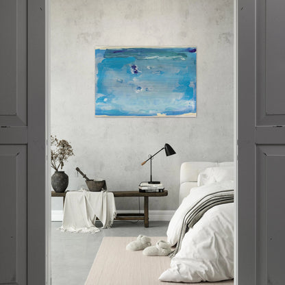Untitled - Color Field Painting, Lyrical Abstraction - Helen Frankenthaler Brushed Aluminum Print - 70x100 cm / 28x40 inches | Helen Frankenthaler Aluminum Print | Helen Frankenthaler Prints