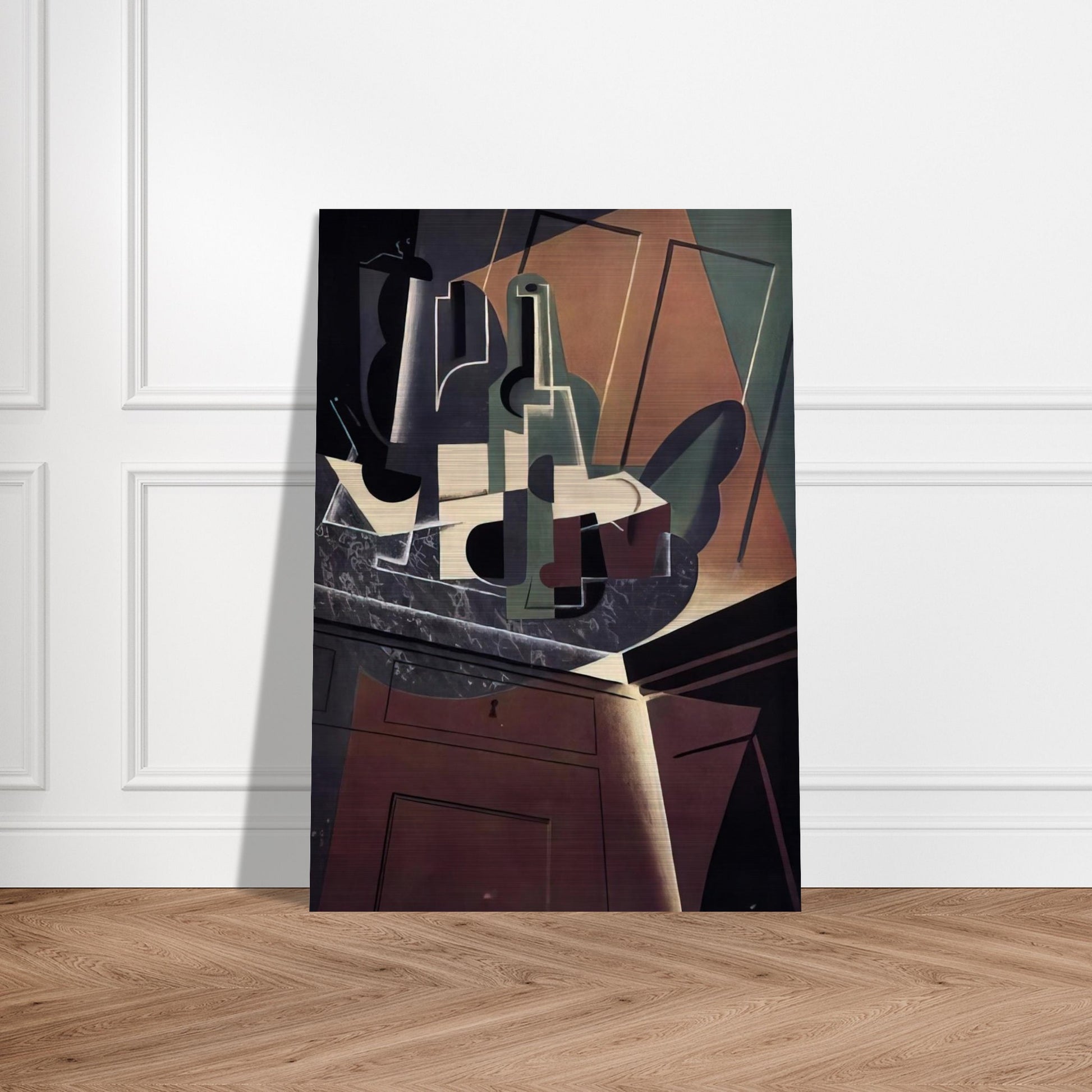 THE SIDEBOARD 1917 - Juan Gris Brushed Aluminum Print - 70x100 cm / 28x40 inches | Juan Gris Aluminum Print | Juan Gris Prints