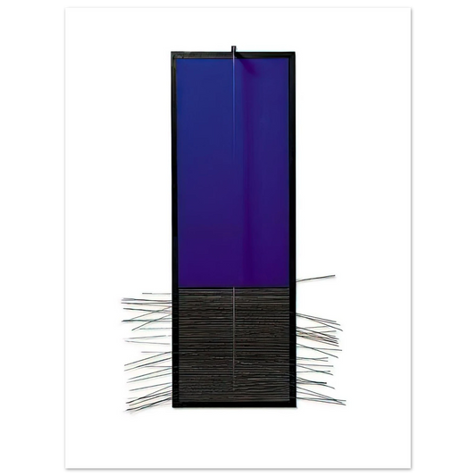 Jesus Rafael Soto - BLEU VERTICAL  75x100 cm / 30x40inches Fine Art Poster