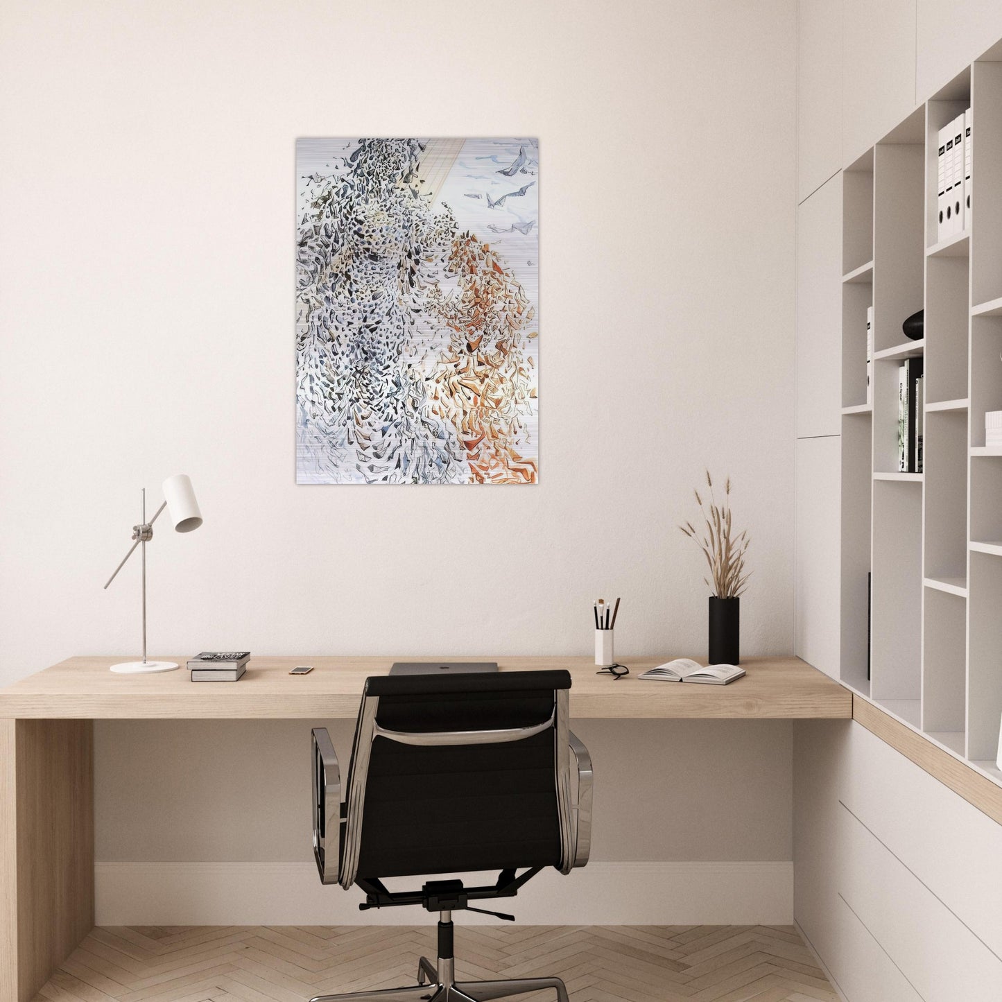 OPPOSITION - Salvador Dali Brushed Aluminum Print - 70x100 cm / 28x40 inches | Salvador Dali Aluminum Print | Salvador Dali Prints