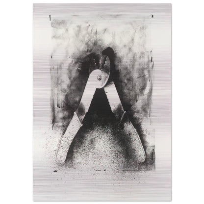 UNTITLED FROM TEN WINTER TOOLS 1973 7 - Jim Dine Brushed Aluminum Print - 70x100 cm / 28x40 inches | Jim Dine Aluminum Print | Jim Dine Prints