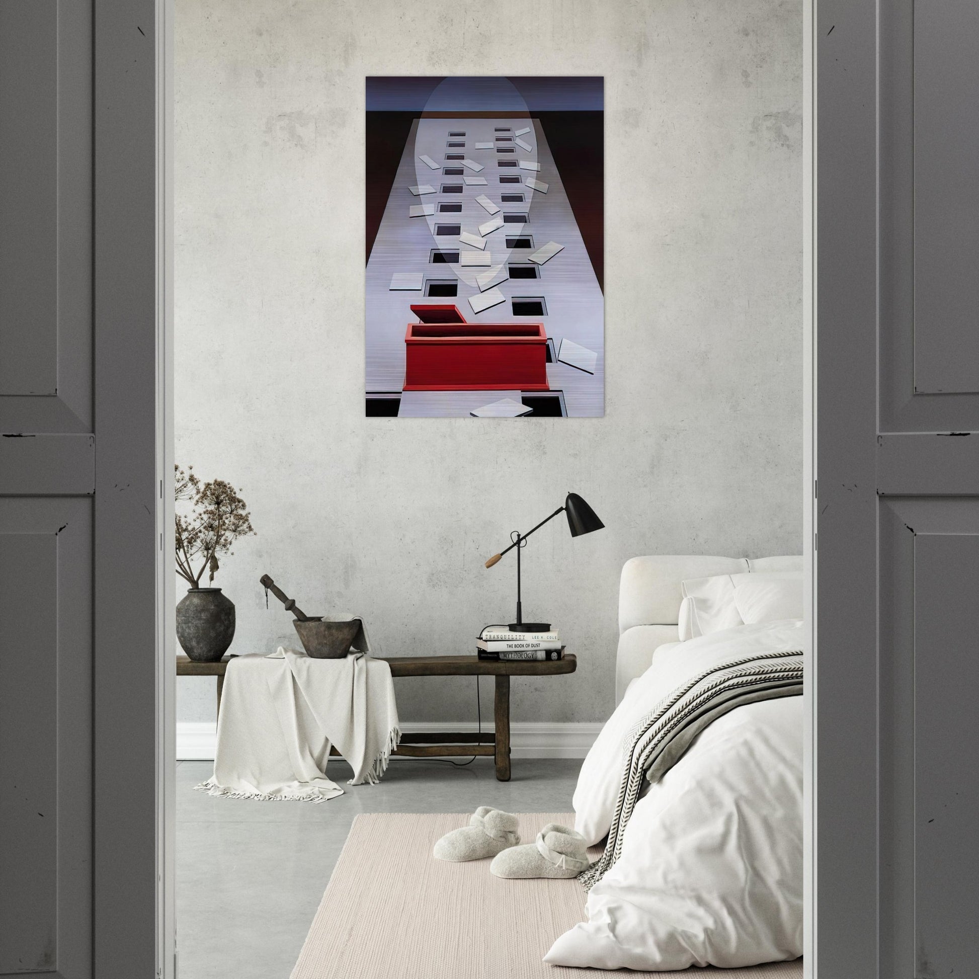 Transection #3, After Fra Angelico - 1967 - Clarence Holbrook Carter Brushed Aluminum Print - 70x100 cm / 28x40 inches | Clarence Holbrook Carter Aluminum Print | Clarence Holbrook Carter Prints