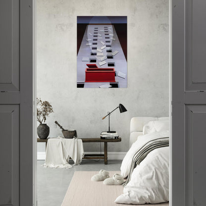 Transection #3, After Fra Angelico - 1967 - Clarence Holbrook Carter Brushed Aluminum Print - 70x100 cm / 28x40 inches | Clarence Holbrook Carter Aluminum Print | Clarence Holbrook Carter Prints