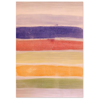 Meadow - 1981 - Ronnie Landfield Brushed Aluminum Print - 70x100 cm / 28x40 inches | Ronnie Landfield Aluminum Print | Ronnie Landfield Prints