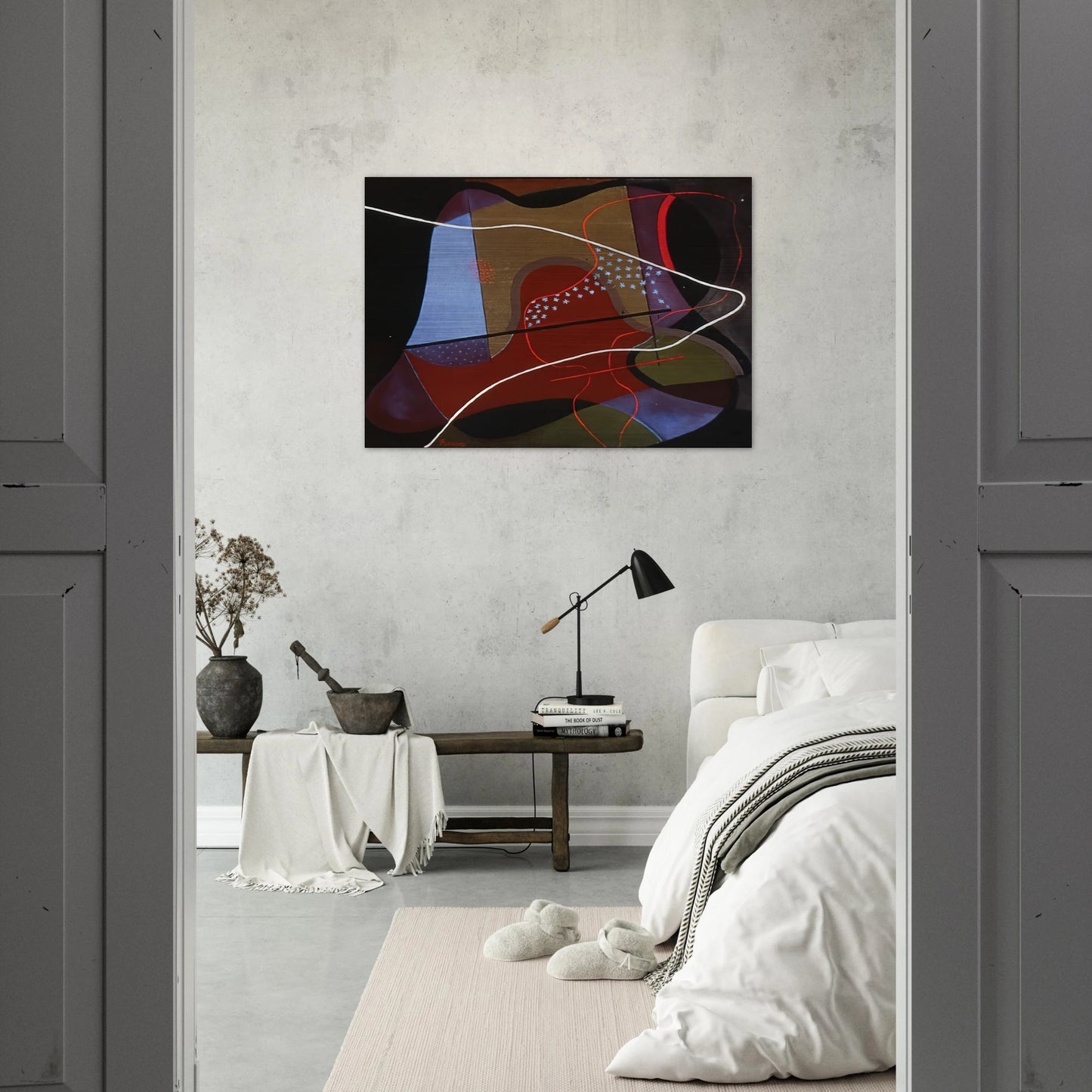 Grazioso - 1933 - John Ferren Brushed Aluminum Print - 70x100 cm / 28x40 inches | John Ferren Aluminum Print | John Ferren Prints