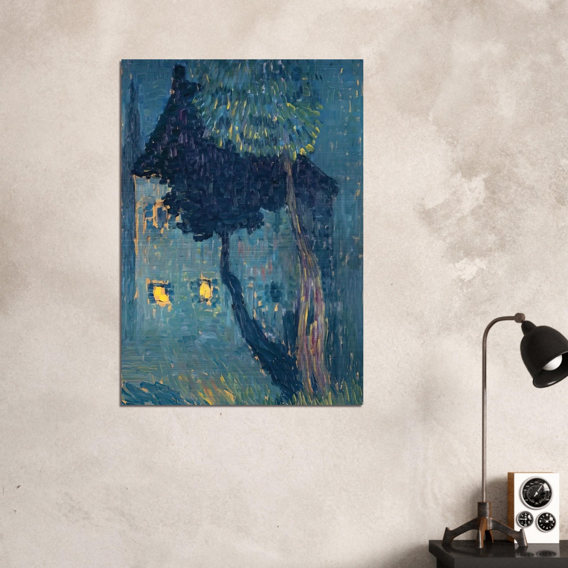 COTTAGE IN THE WOODS 1903 - Alexej von Jawlensky Brushed Aluminum Print - 70x100 cm / 28x40 inches | Alexej von Jawlensky Aluminum Print | Alexej von Jawlensky Prints