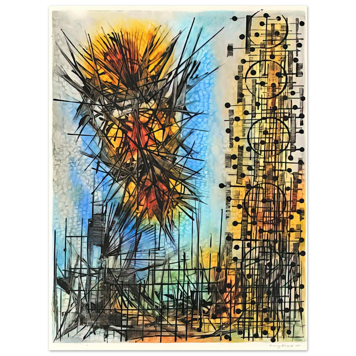 Jimmy Ernst - Observation VII - 1965  75x100 cm / 30x40inches Fine Art Poster