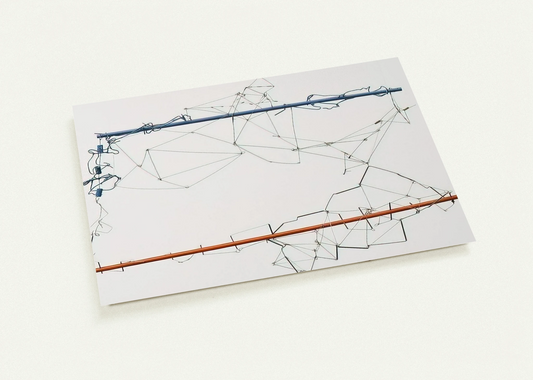Drawing without Paper 8425 and 8426 - 1984 By Gego Pack of 10 Post Cards | Gego Post Cards | A6 (10.5 x 14.8 cm) - 4.1 x 5.8 inches
