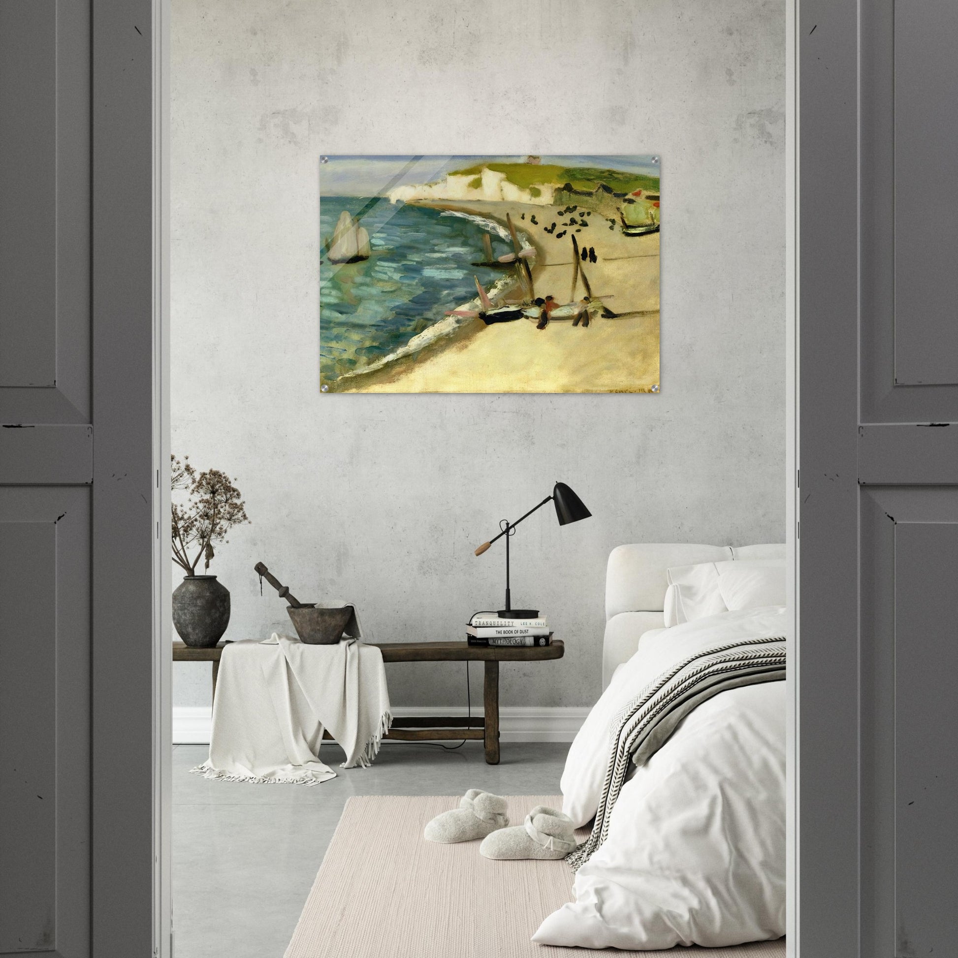 AHT AMONT CLIFFS AT ETRETAT 1920 - Henri Matisse Acrylic Print - 70x100 cm / 28x40″ inches