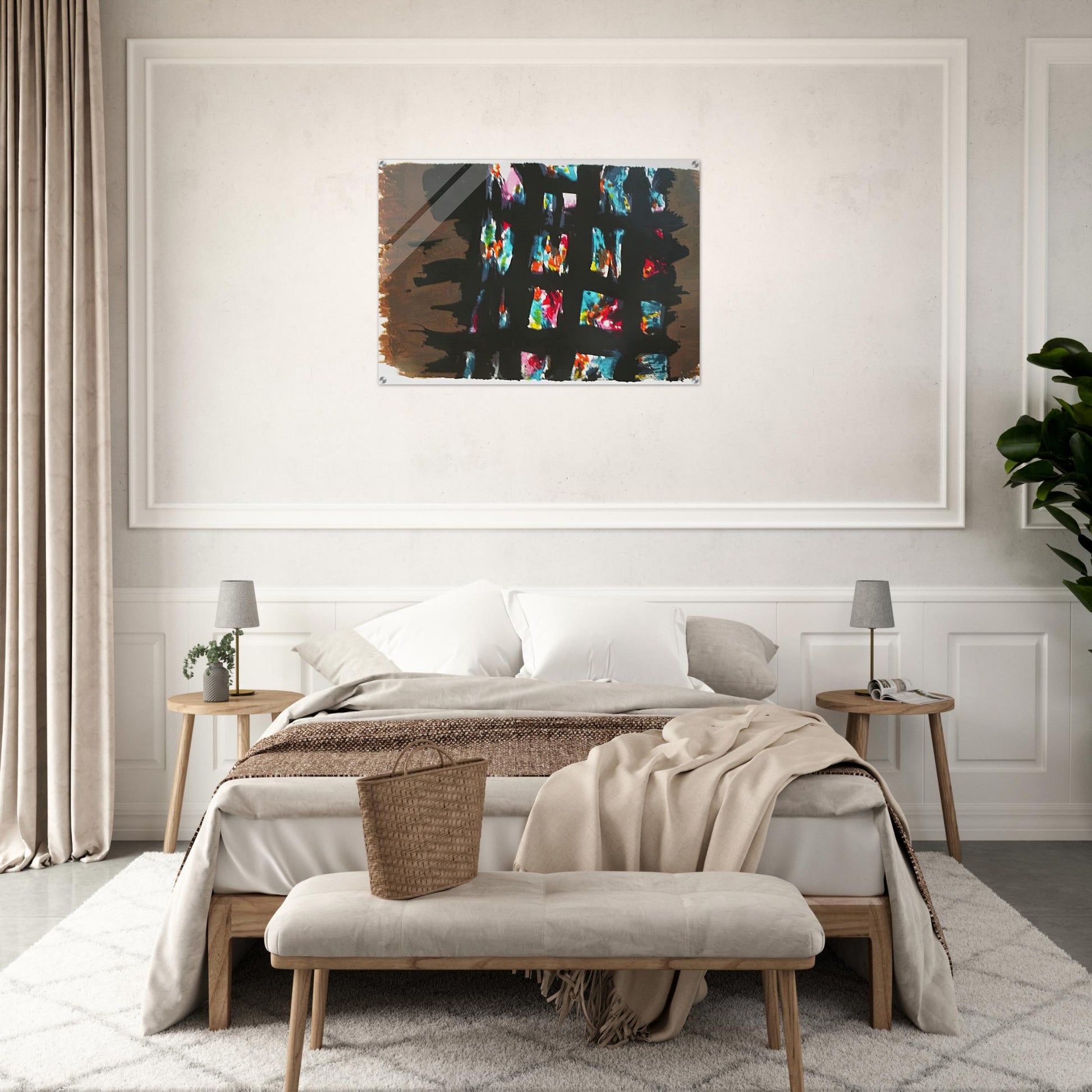 L'Emprisonnement - 1978 - Alfred Manessier Acrylic Print - 70x100 cm / 28x40″ inches | Alfred Manessier Wall Art | Alfred Manessier Prints
