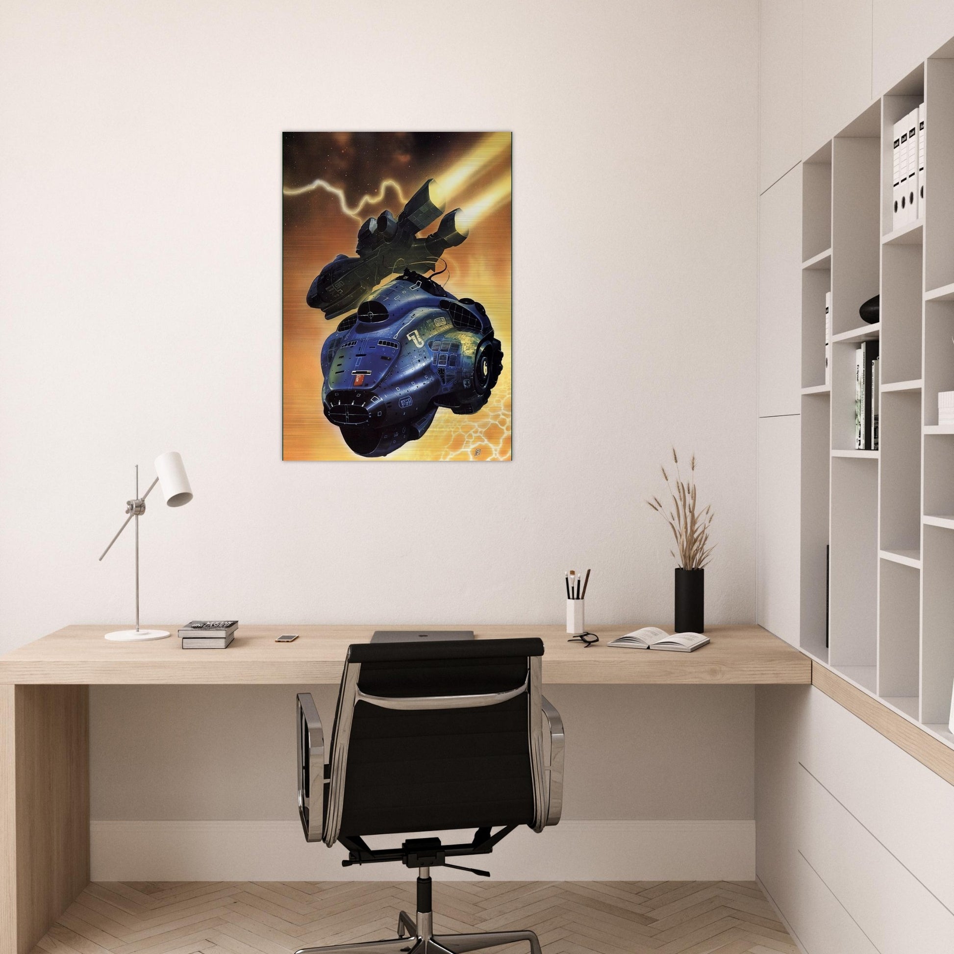 Chris Foss - Chris Foss Brushed Aluminum Print - 70x100 cm / 28x40 inches | Chris Foss Aluminum Print | Chris Foss Prints