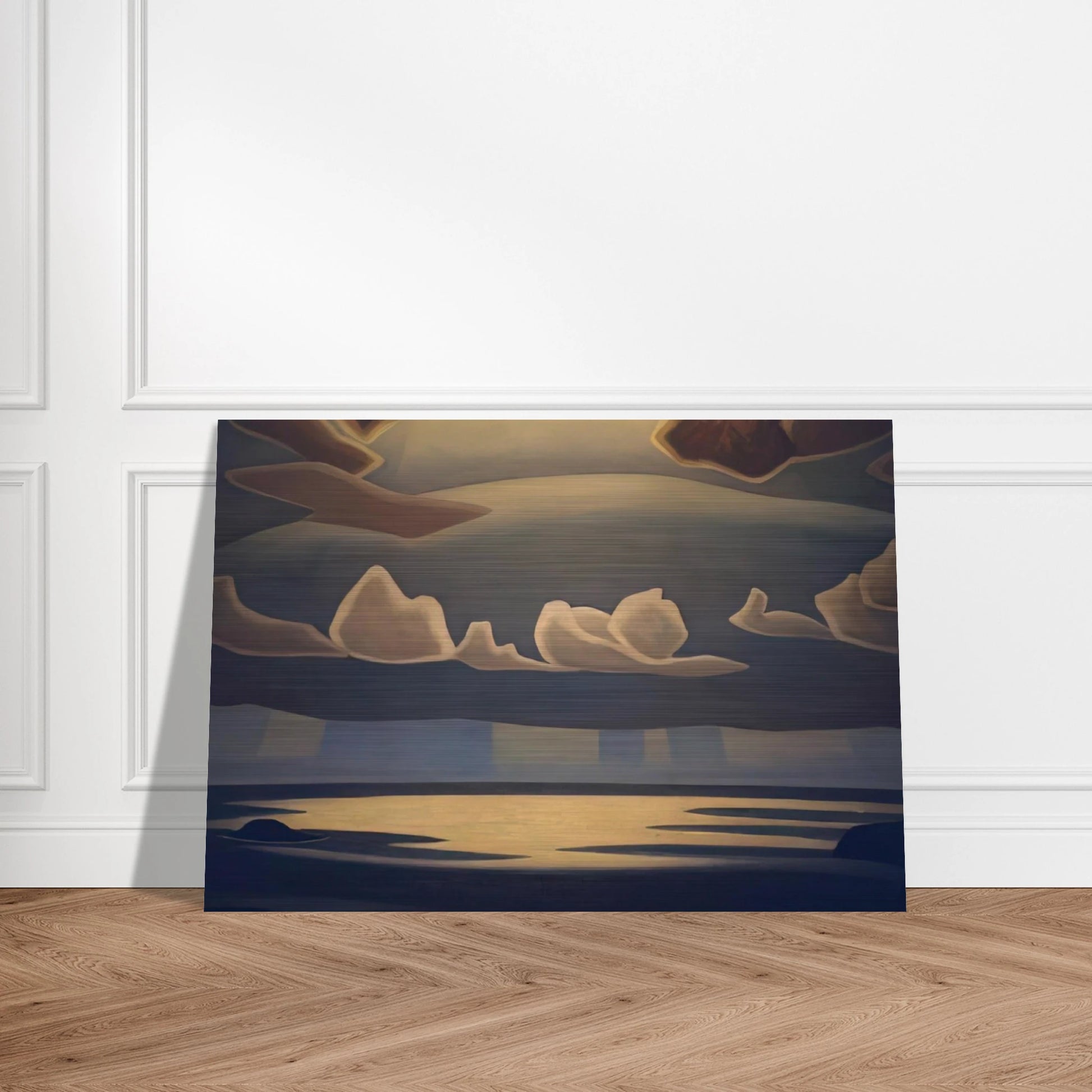 From the North Shore, Lake Superior - 1927 - Lawren Harris Brushed Aluminum Print - 70x100 cm / 28x40 inches | Lawren Harris Aluminum Print | Lawren Harris Prints
