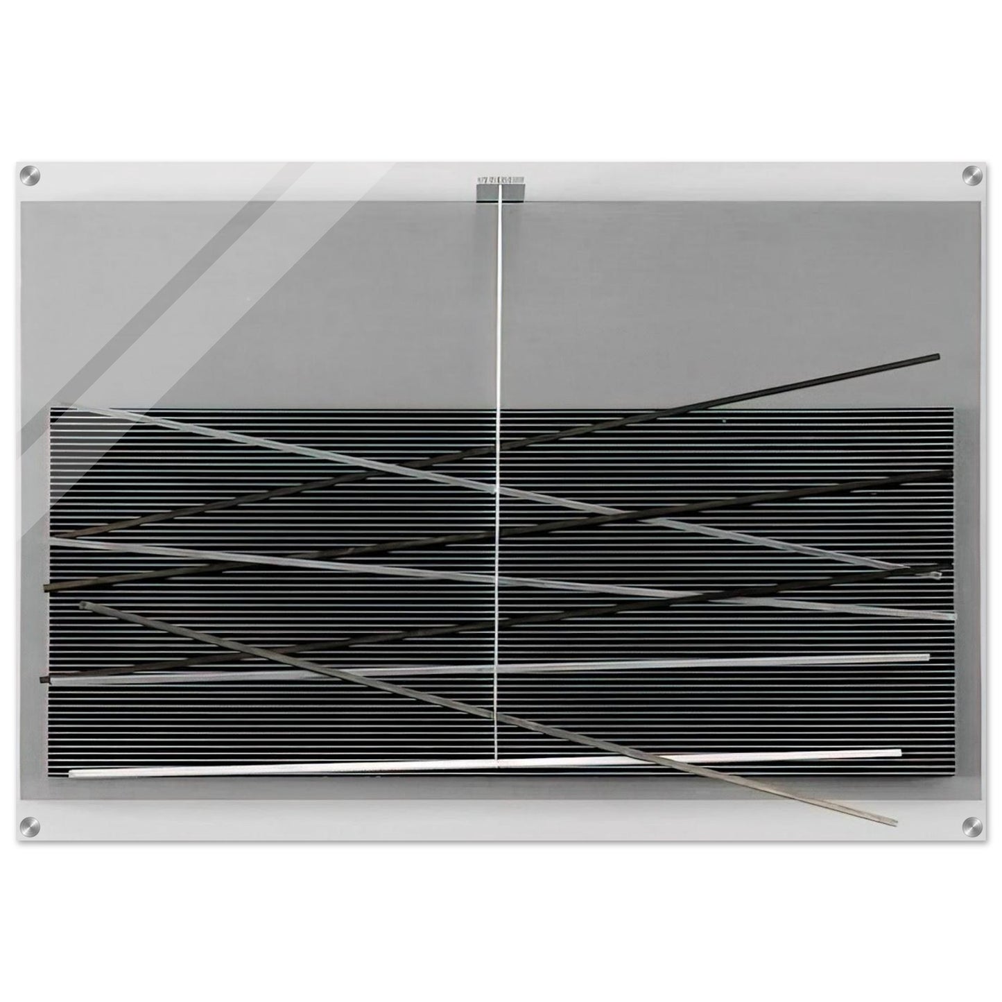 VIBRATIONS M TALLIQUES 1969 - Jesus Rafael Soto Acrylic Print - 70x100 cm / 28x40″ inches