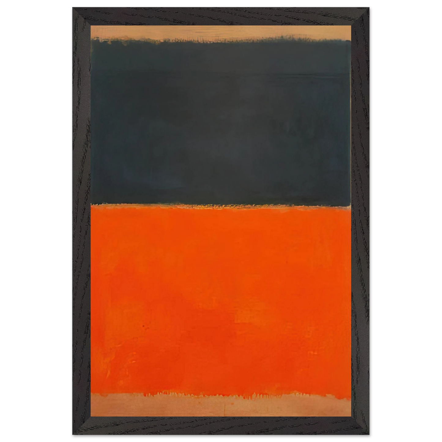 Mark Rothko - Green and Tangerine on Red - 1956 Wall Art - 30x40 cm / 12x16 inches - Fine Art Poster-canvas - -