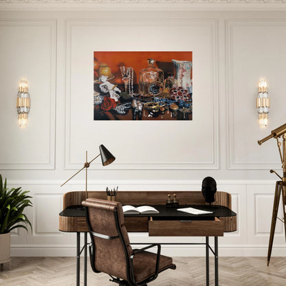 JOLIE MADAME 1973 - Audrey Flack Brushed Aluminum Print - 70x100 cm / 28x40 inches | Audrey Flack Aluminum Print | Audrey Flack Prints