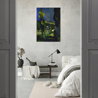 POPLARS 1900 - Andre Derain Brushed Aluminum Print - 70x100 cm / 28x40 inches | Andre Derain Aluminum Print | Andre Derain Prints