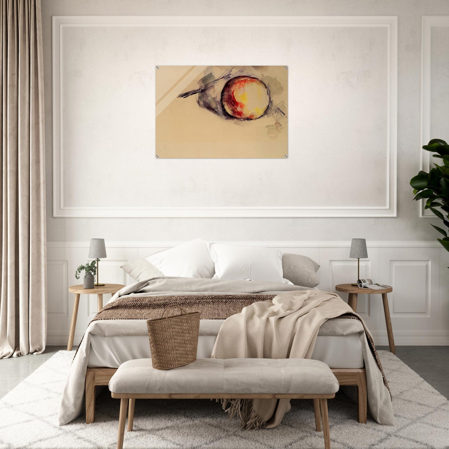 Study of an Apple - Paul Cézanne Acrylic Print - 70x100 cm / 28x40″ inches