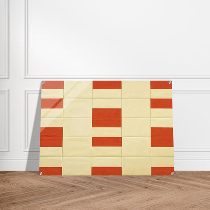 Red and White - Ellsworth Kelly Acrylic Print - 70x100 cm / 28x40″ inches
