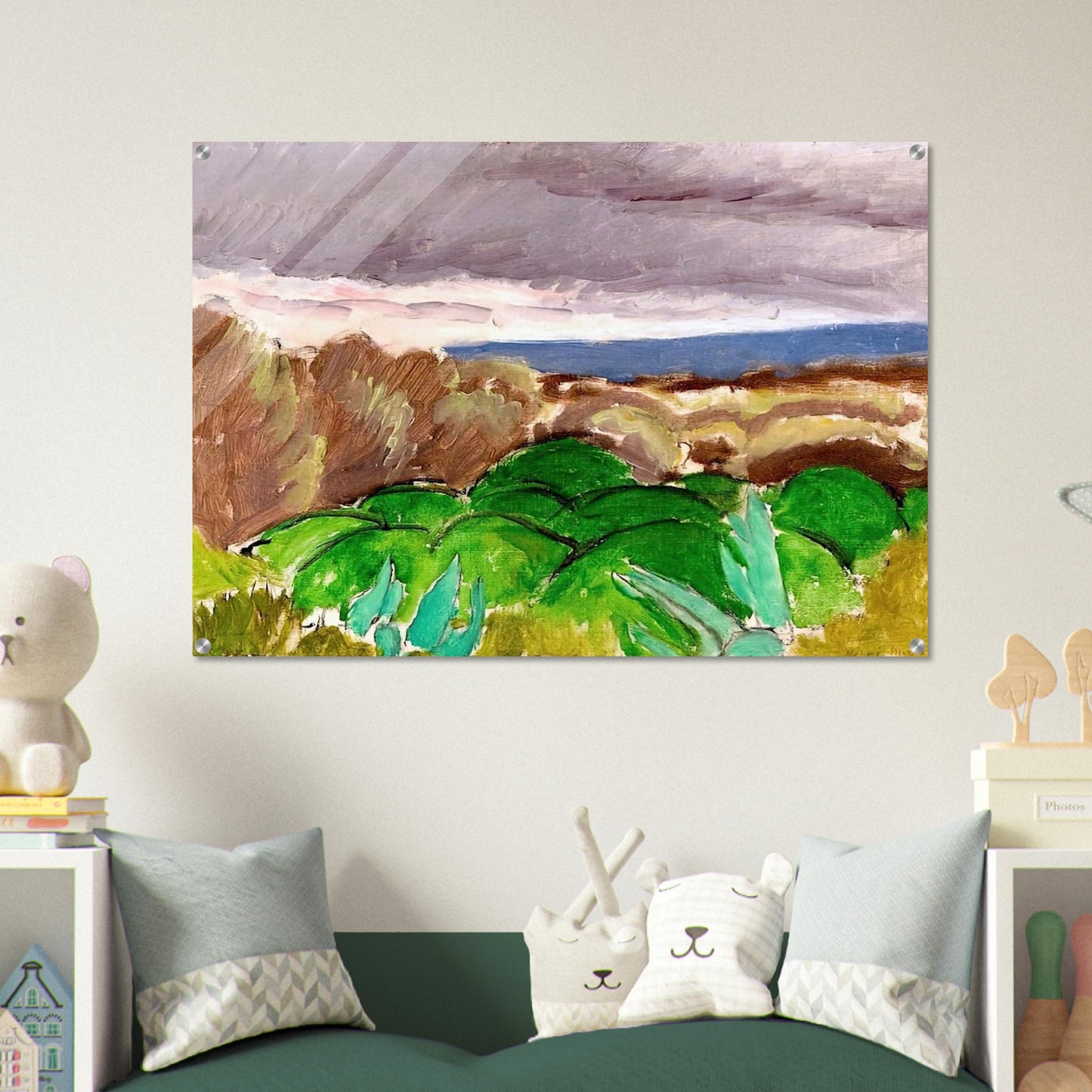 CAGNES LANDSCAPE IN STORMY WEATHER 1917 - Henri Matisse Acrylic Print - 70x100 cm / 28x40″ inches