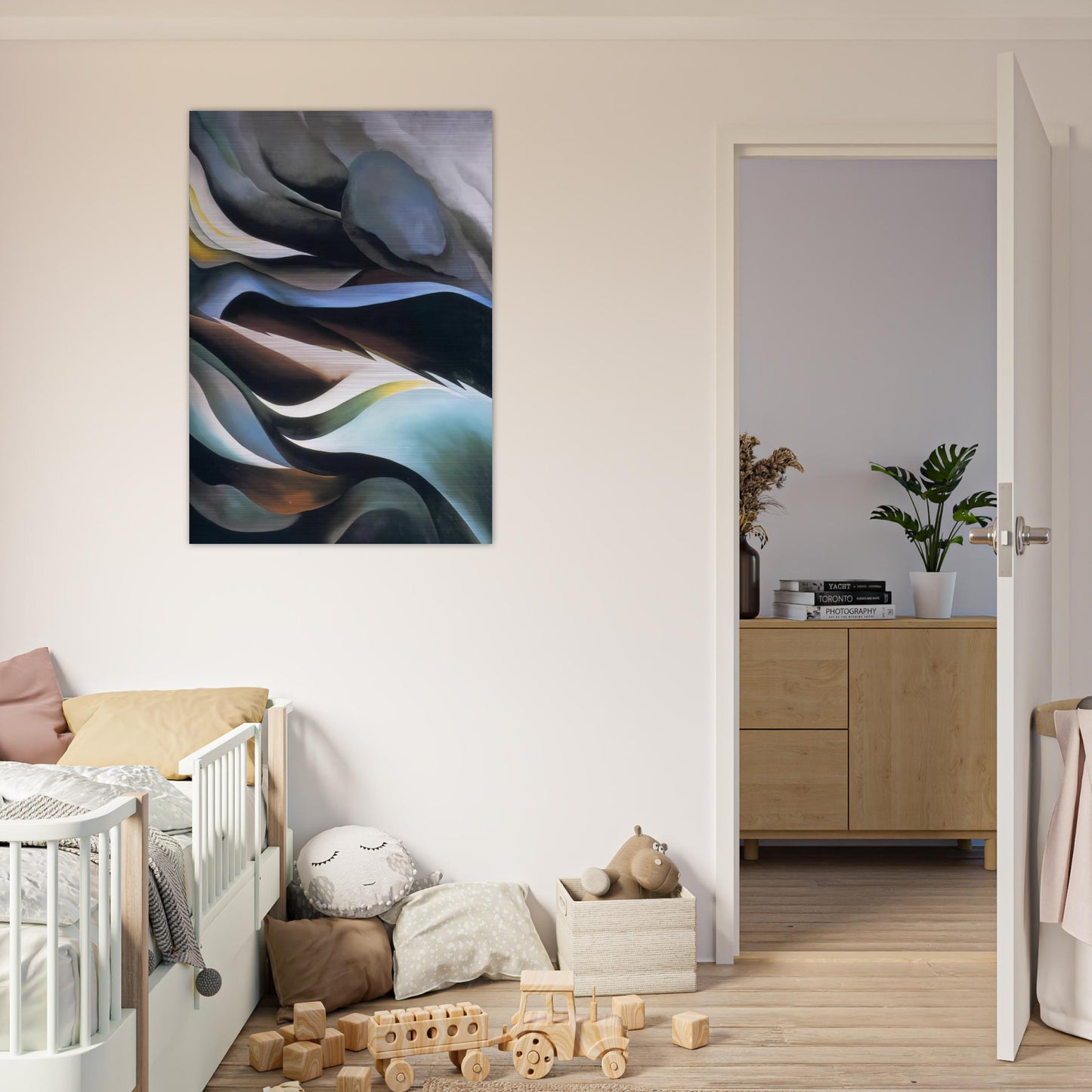 From the Lake - Georgia O'Keeffe Brushed Aluminum Print - 70x100 cm / 28x40 inches | Georgia O'Keeffe Aluminum Print | Georgia O'Keeffe Prints
