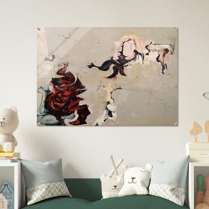 Untitled - 1959 - Hassel Smith Acrylic Print - 70x100 cm / 28x40″ inches