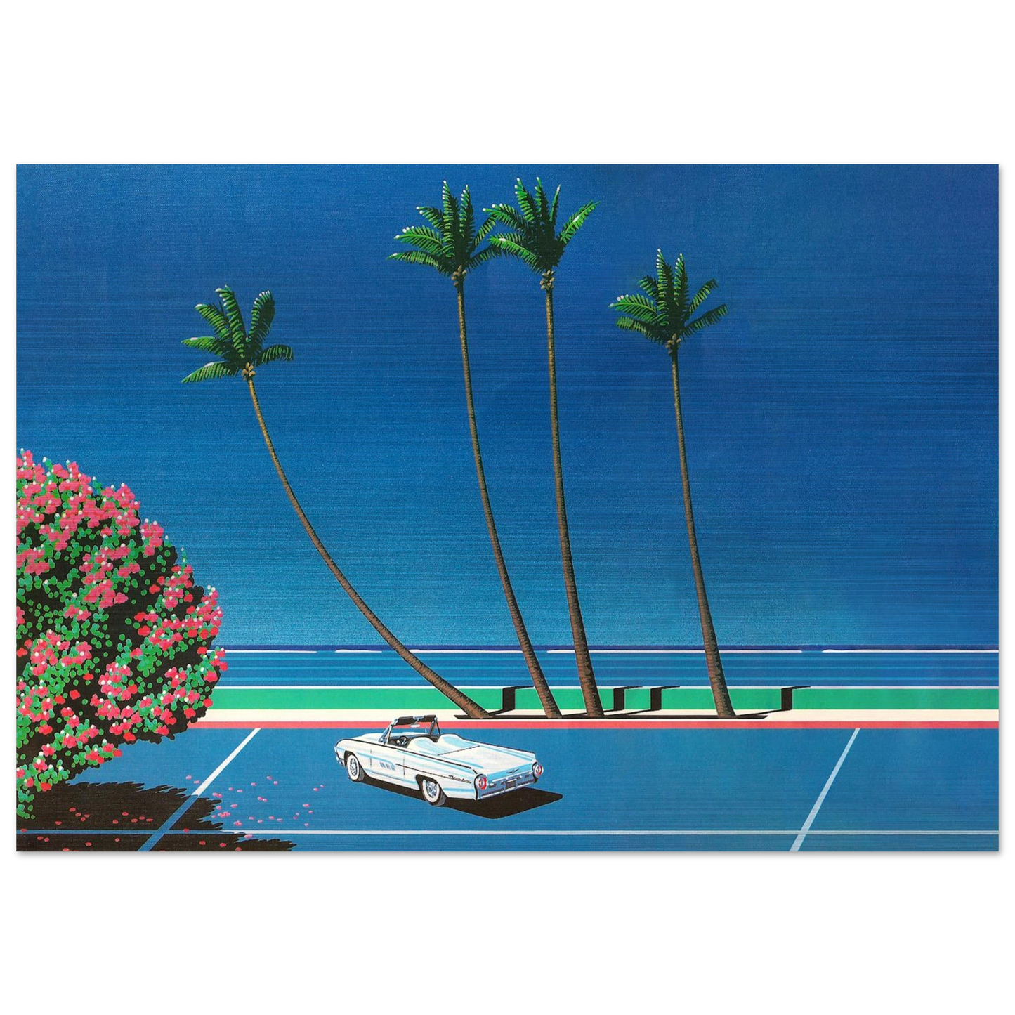 Chillside - Hiroshi Nagai Brushed Aluminum Print - 70x100 cm / 28x40 inches | Hiroshi Nagai Aluminum Print | Hiroshi Nagai Prints