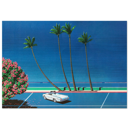 Chillside - Hiroshi Nagai Brushed Aluminum Print - 70x100 cm / 28x40 inches | Hiroshi Nagai Aluminum Print | Hiroshi Nagai Prints