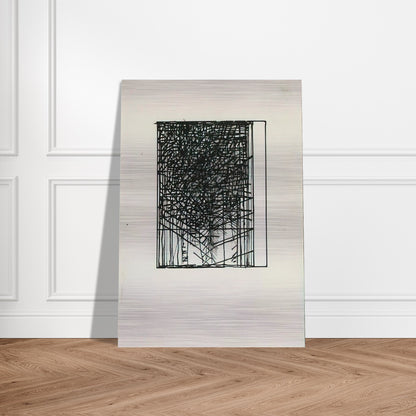 Suicide Note - 1973 - Brice Marden Brushed Aluminum Print - 70x100 cm / 28x40 inches | Brice Marden Aluminum Print | Brice Marden Prints