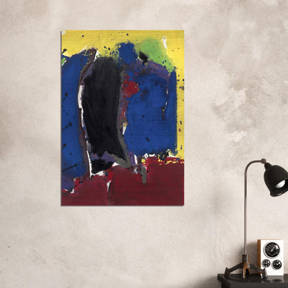 Composition - Sam Francis Brushed Aluminum Print - 70x100 cm / 28x40 inches | Sam Francis Aluminum Print | Sam Francis Prints