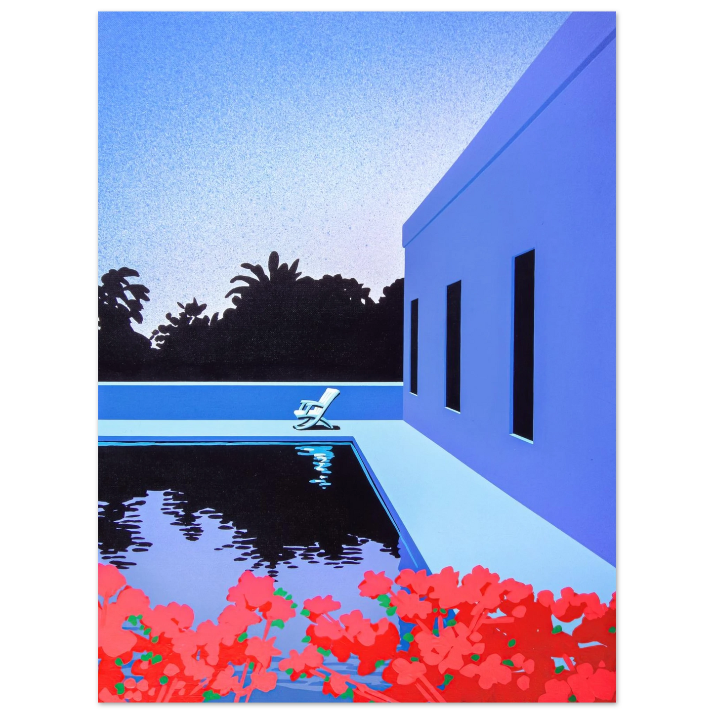 Hiroshi Nagai - Longs for Summer Wall Art - 21x29.7 cm / 8x12" - Fine Art Poster - -