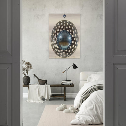 Perforaciones con reflexion - 1967 - Gyula Kosice Brushed Aluminum Print - 70x100 cm / 28x40 inches | Gyula Kosice Aluminum Print | Gyula Kosice Prints