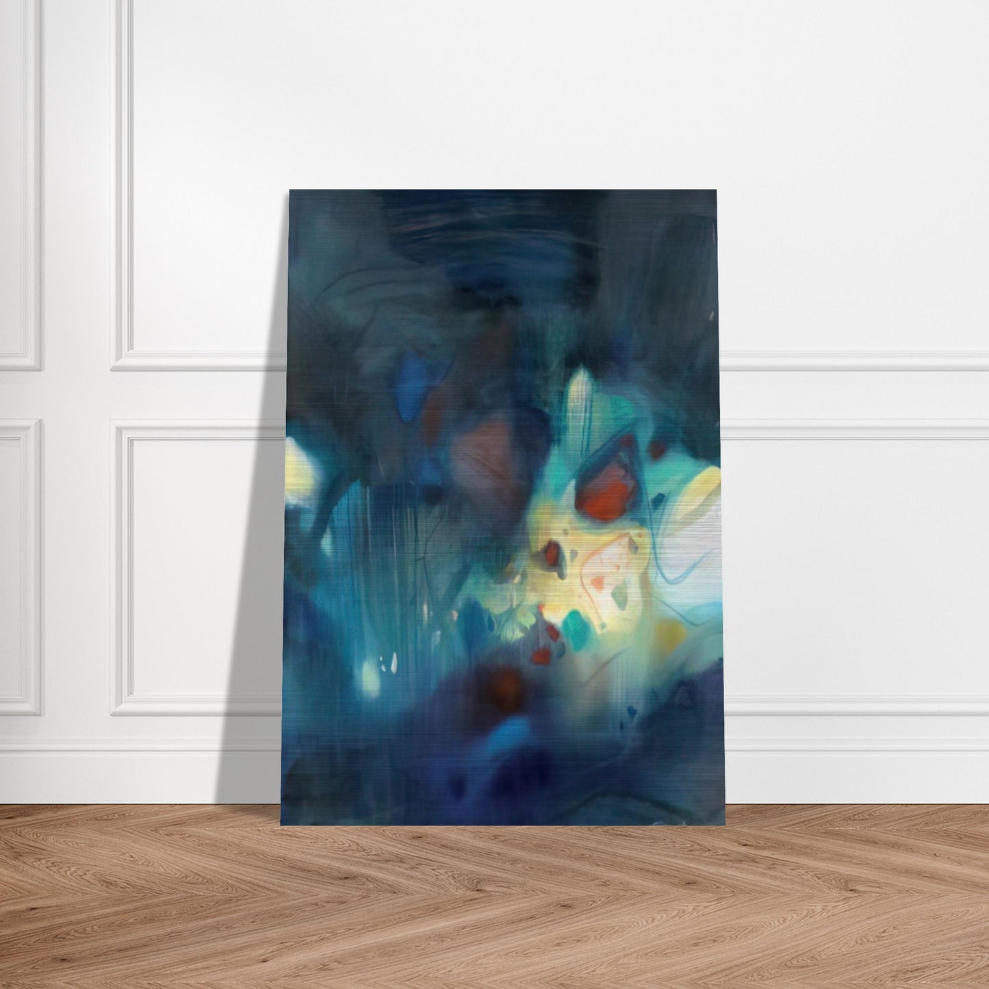 CLAIR D OBSCURITE 1988 - Chu teh Chun Brushed Aluminum Print - 70x100 cm / 28x40 inches | Chu teh Chun Aluminum Print | Chu teh Chun Prints