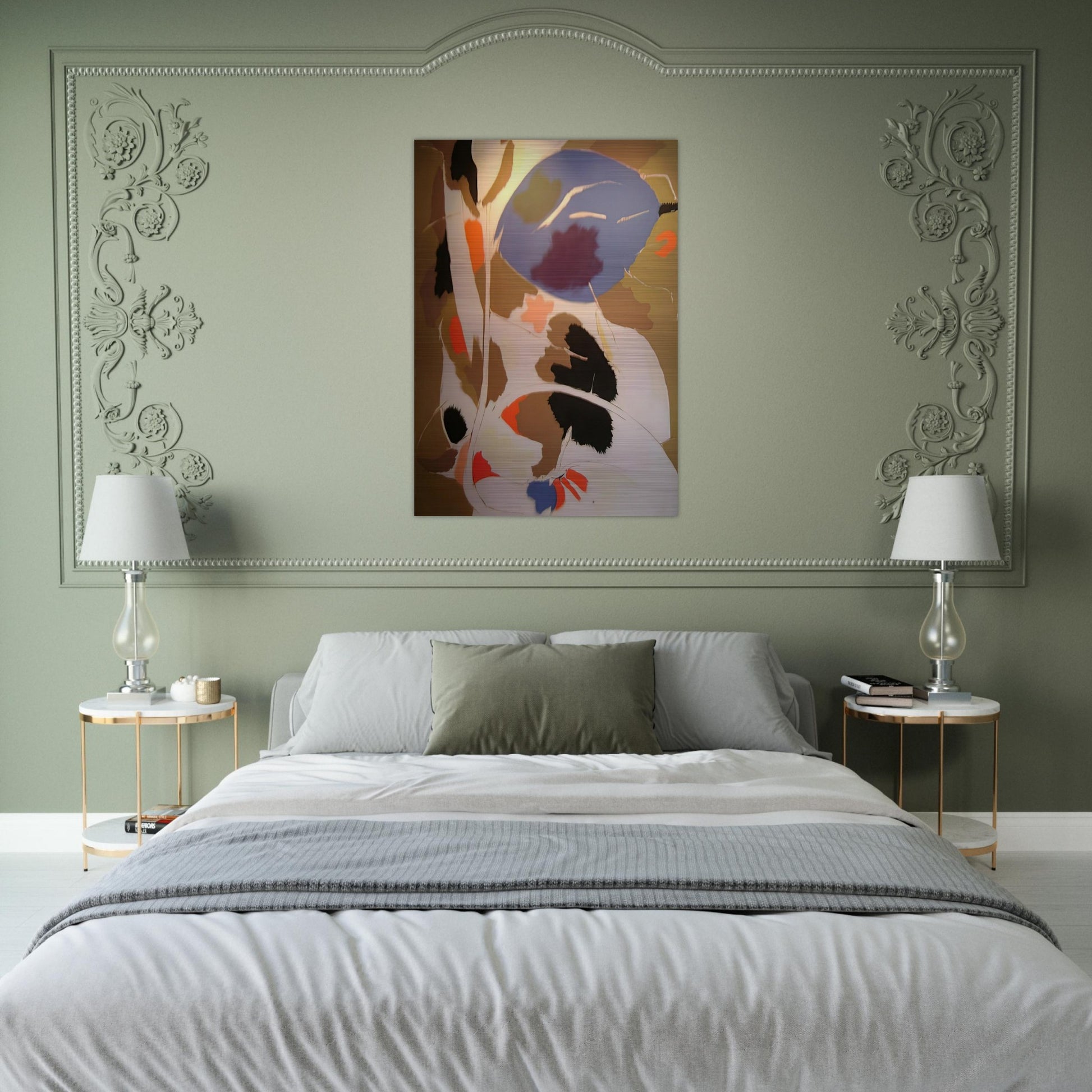 Branches - 1955 - John Ferren Brushed Aluminum Print - 70x100 cm / 28x40 inches | John Ferren Aluminum Print | John Ferren Prints