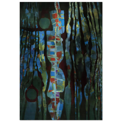 Offrande de la terre I - 1961 - Alfred Manessier Brushed Aluminum Print - 70x100 cm / 28x40 inches | Alfred Manessier Aluminum Print | Alfred Manessier Prints