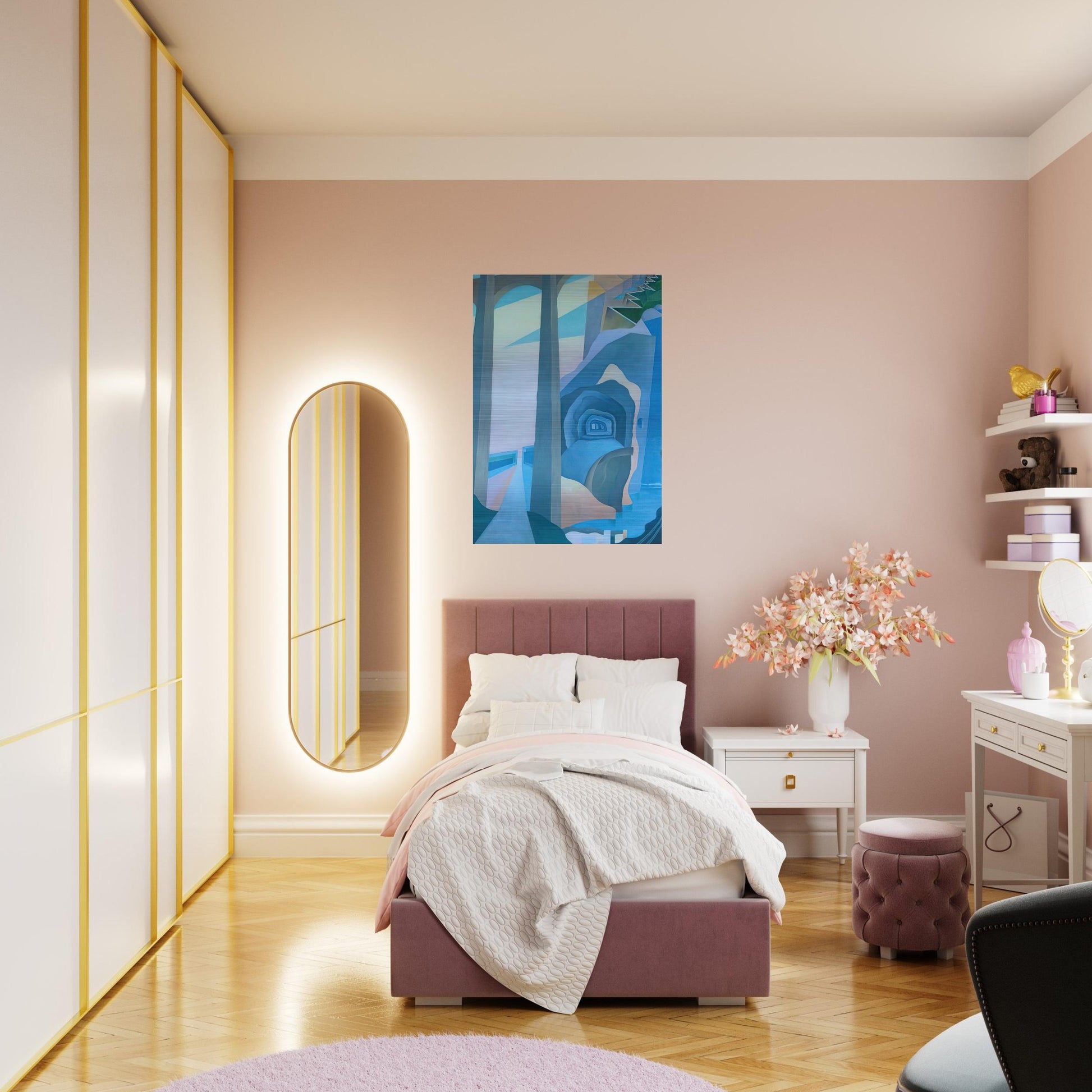 Synthesis of Overland Communications - 1933 - 1934 Palermo, Sicily, Italy - Benedetta Cappa Brushed Aluminum Print - 70x100 cm / 28x40 inches | Benedetta Cappa Aluminum Print | Benedetta Cappa Prints