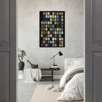 GRID MOUNTED 1921 - Josef Albers Brushed Aluminum Print - 70x100 cm / 28x40 inches | Josef Albers Aluminum Print | Josef Albers Prints
