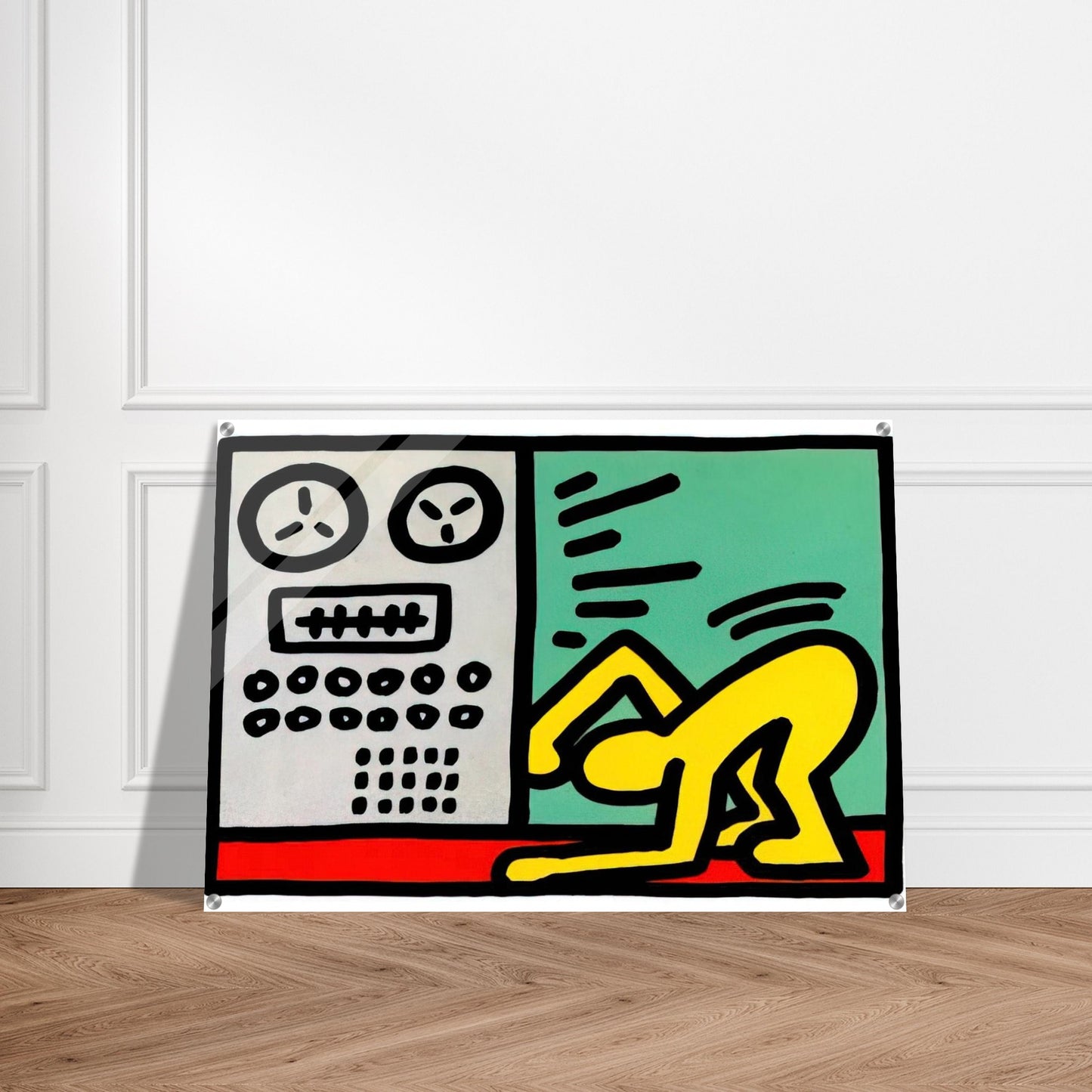 POP SHOP III 1989 - Keith Haring Acrylic Print - 70x100 cm / 28x40″ inches | Keith Haring Wall Art | Keith Haring Prints